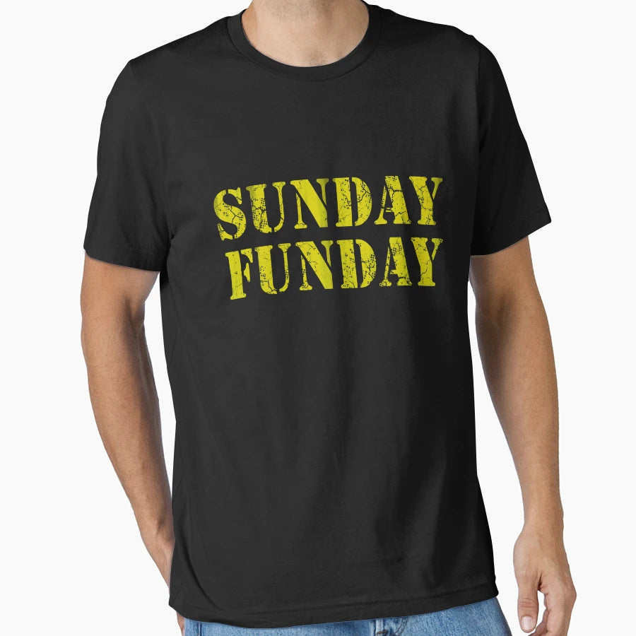 Sunday Funday Football T-Shirt - Aesthetic Graphic for Adults - T-Shirt, Sweatshirt, Hoodie