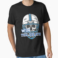Win Till Death Detroit Football Skull T-Shirt - Novelty Apparel Unisex - T-Shirt, Sweatshirt, Hoodie