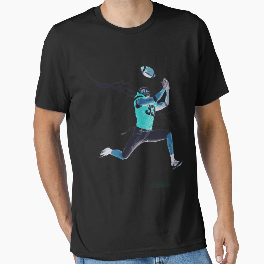 Football Player T-Shirt - Unique Graphic for Adults - T-Shirt, Sweatshirt, Hoodie