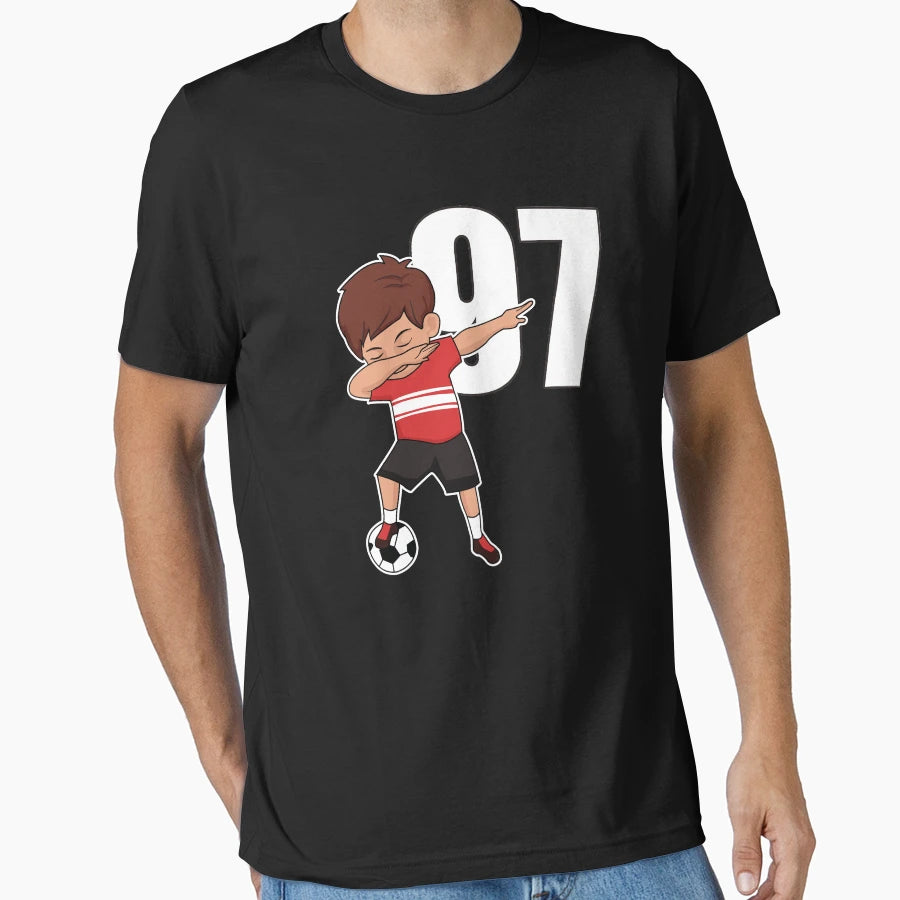 Awesome Soccer Player Number 97 Soccer T-Shirt - Aesthetic Graphic Unisex - T-Shirt, Sweatshirt, Hoodie