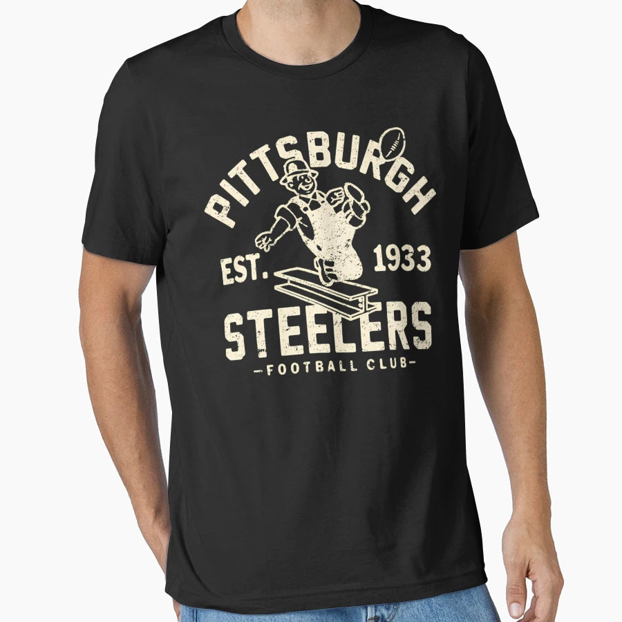 Pittsburgh Steelers 1 T-Shirt - Minimalist Print Unisex - T-Shirt, Sweatshirt, Hoodie