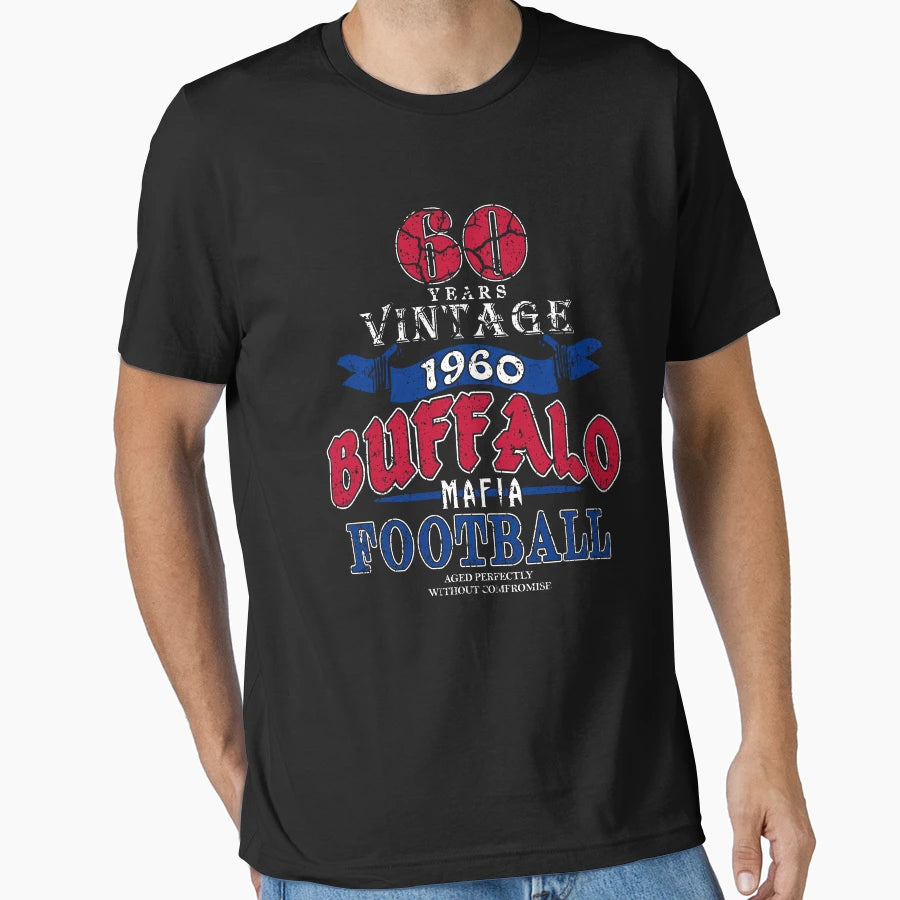 Buffalo Football Fan Savage Since 1960 T-Shirt - Streetwear Style Men Women - T-Shirt, Sweatshirt, Hoodie
