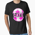 Cate Name Soccer Play Football T-Shirt - Minimalist Print for Adults - T-Shirt, Sweatshirt, Hoodie