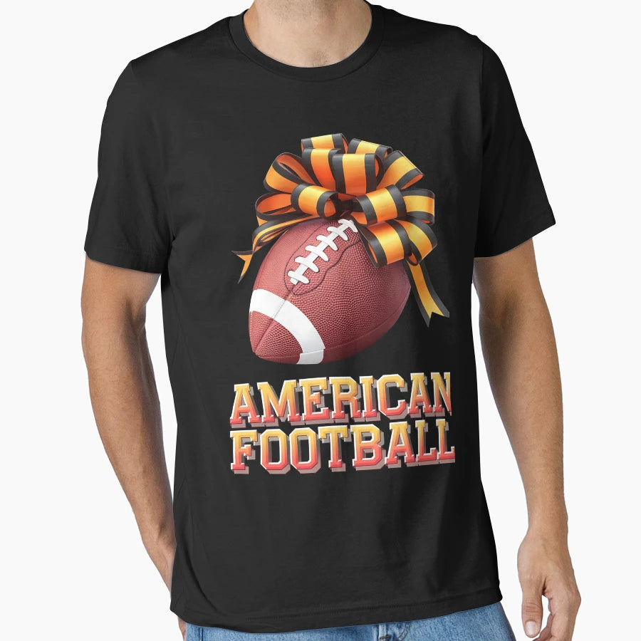 Coquette Football Lets American T-Shirt - Unique Graphic for Adults - T-Shirt, Sweatshirt, Hoodie
