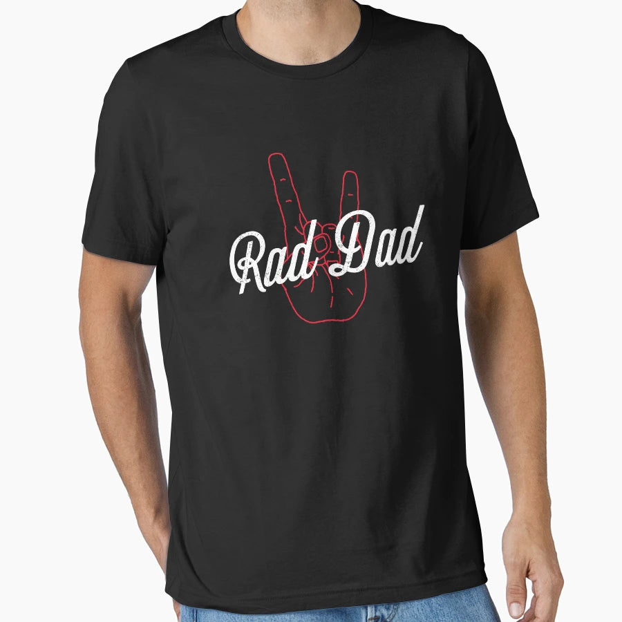 Rad Dad Rock And Roll T-Shirt - Fun Novelty Design Unisex - T-Shirt, Sweatshirt, Hoodie
