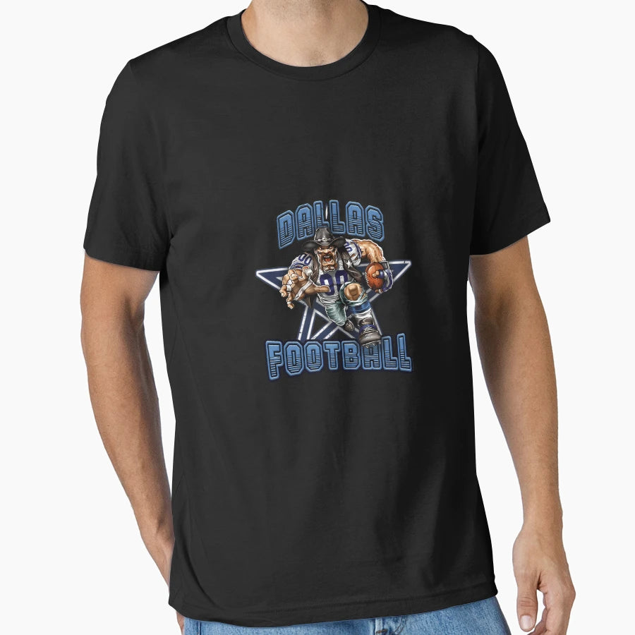 Dallas Football T-Shirt - Minimalist Print Men Women - T-Shirt, Sweatshirt, Hoodie