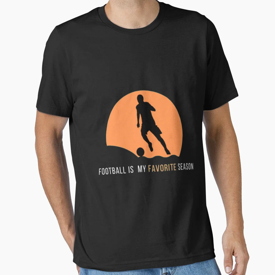 Football Is My Favorite Season T-Shirt - Minimalist Print Unisex - T-Shirt, Sweatshirt, Hoodie