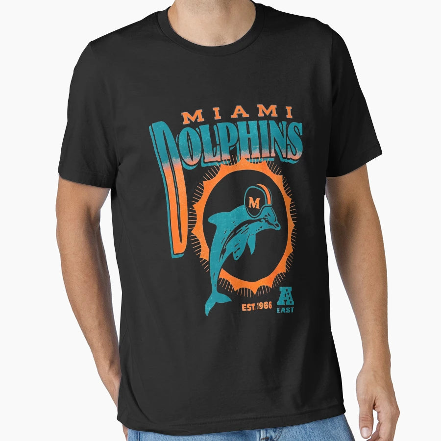 Miami Dolphins T-Shirt - Trendy Graphic for Adults - T-Shirt, Sweatshirt, Hoodie