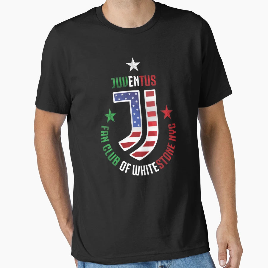 Juventus Fan Club America Us T-Shirt - Aesthetic Graphic for Adults - T-Shirt, Sweatshirt, Hoodie