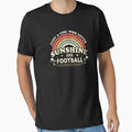 Football Just Who Loves Sunshine T-Shirt - Aesthetic Graphic for Adults - T-Shirt, Sweatshirt, Hoodie