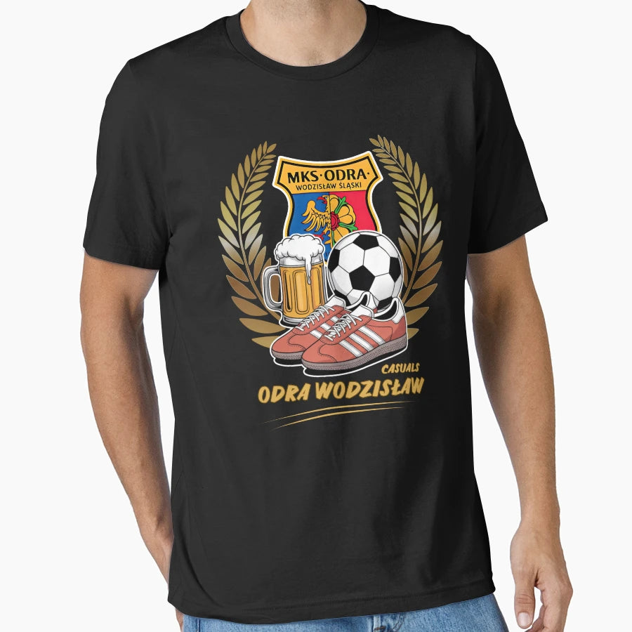 Odra Wodzis Aw Casuals Football Fanatics T-Shirt - Custom Art Print Unisex - T-Shirt, Sweatshirt, Hoodie
