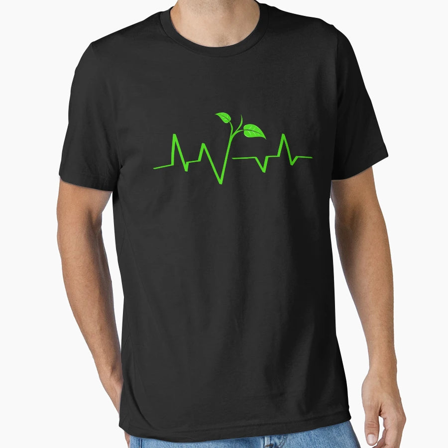 Vegan Vegan Heartbeat T-Shirt - Aesthetic Graphic Unisex - T-Shirt, Sweatshirt, Hoodie