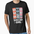 Soccer Coquette Bow Soccer Soccer T-Shirt - Graphic Print Men Women - T-Shirt, Sweatshirt, Hoodie