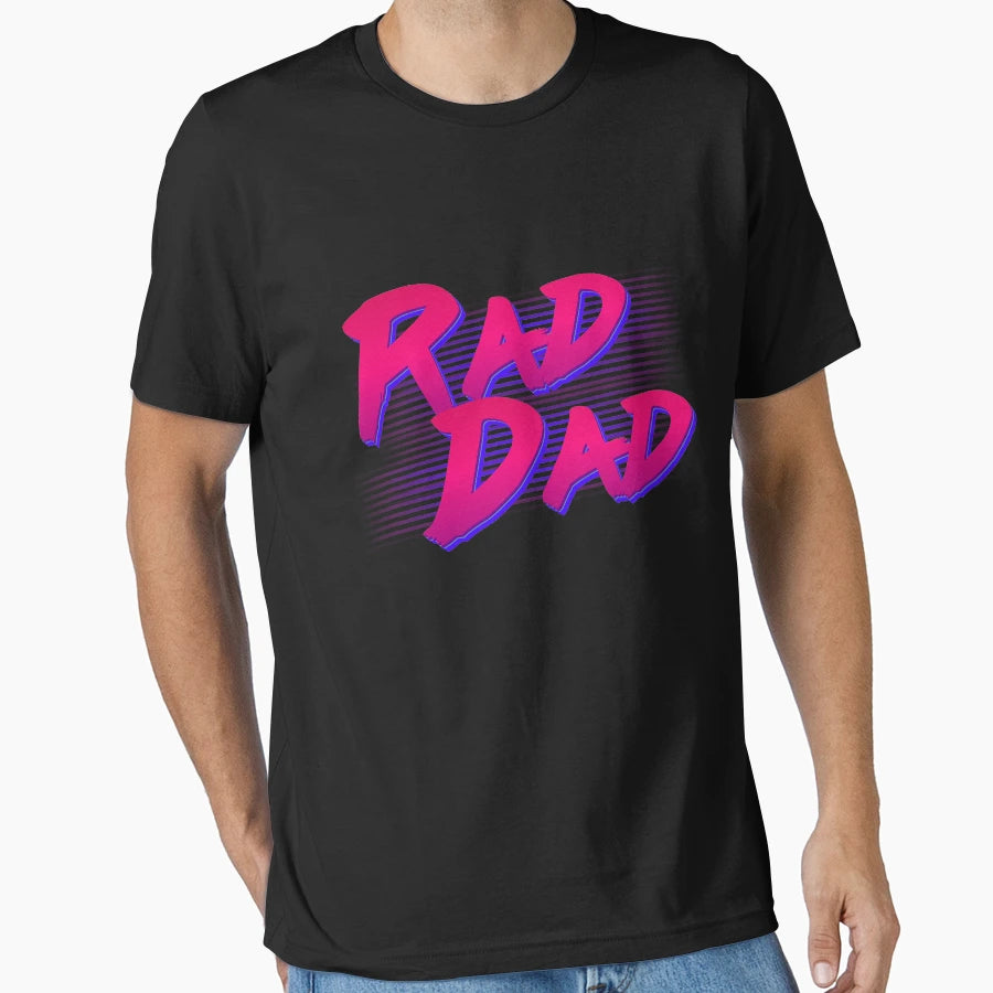 Rad Dad T-Shirt - Custom Art Print Unisex - T-Shirt, Sweatshirt, Hoodie