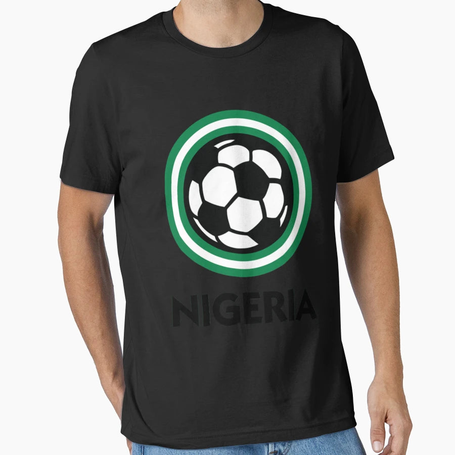 Football Crest Nigeria T-Shirt - Fun Novelty Design for Adults - T-Shirt, Sweatshirt, Hoodie