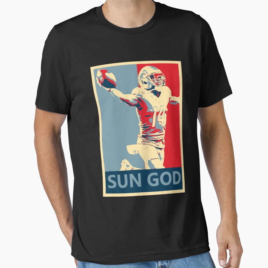 Amon Ra St Brown Lions Sun God Campaign T-Shirt - Unique Graphic Unisex - T-Shirt, Sweatshirt, Hoodie