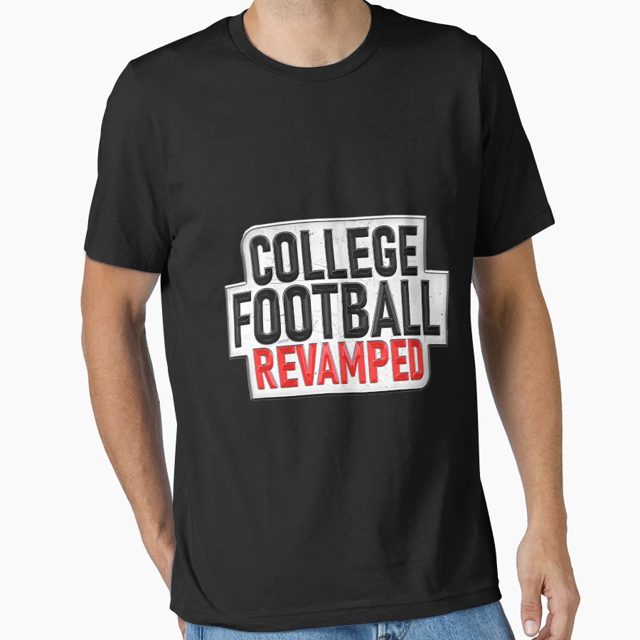 College Football Revamped Logo T-Shirt - Novelty Apparel Unisex - T-Shirt, Sweatshirt, Hoodie