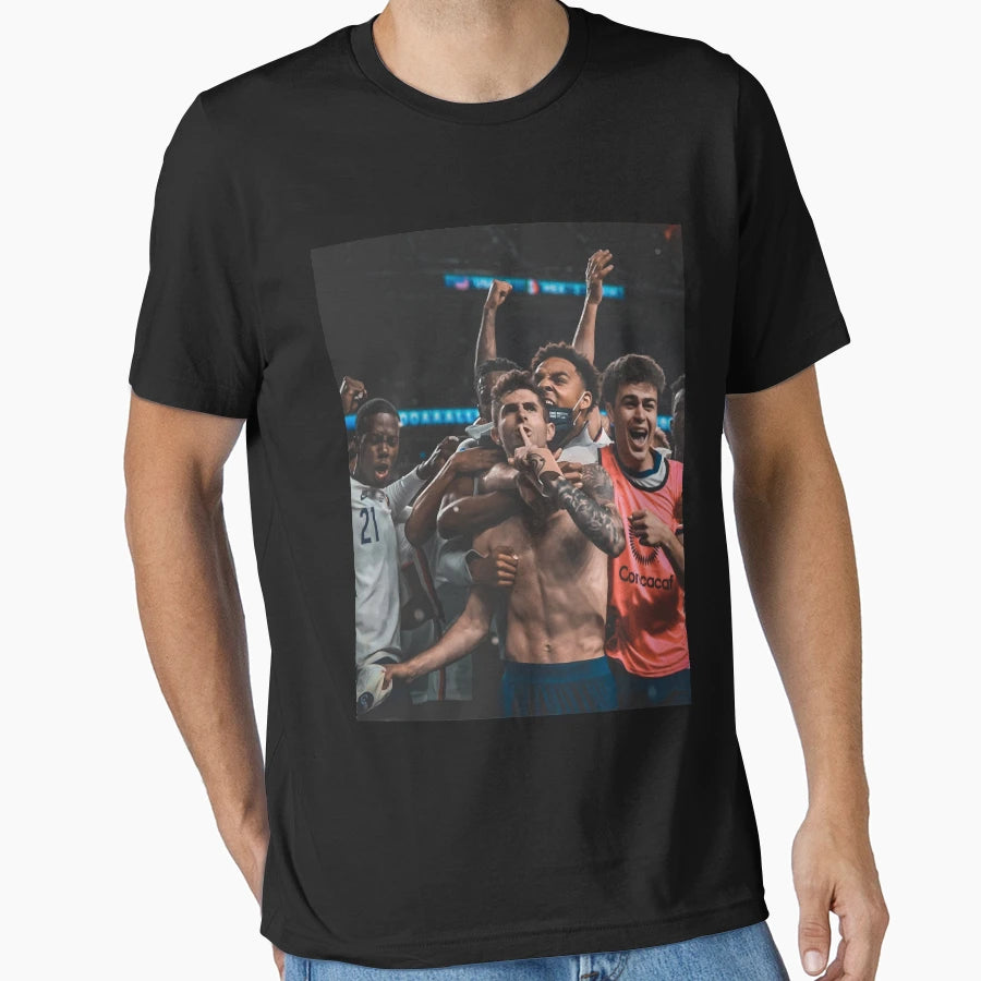 Pulisic Shh Usmnt Soccer Png T-Shirt - Graphic Print for Adults - T-Shirt, Sweatshirt, Hoodie