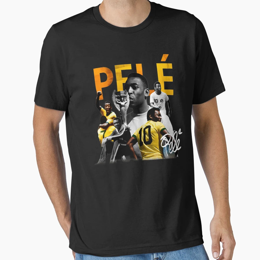 Pele Football Legend T-Shirt - Novelty Apparel Men Women - T-Shirt, Sweatshirt, Hoodie