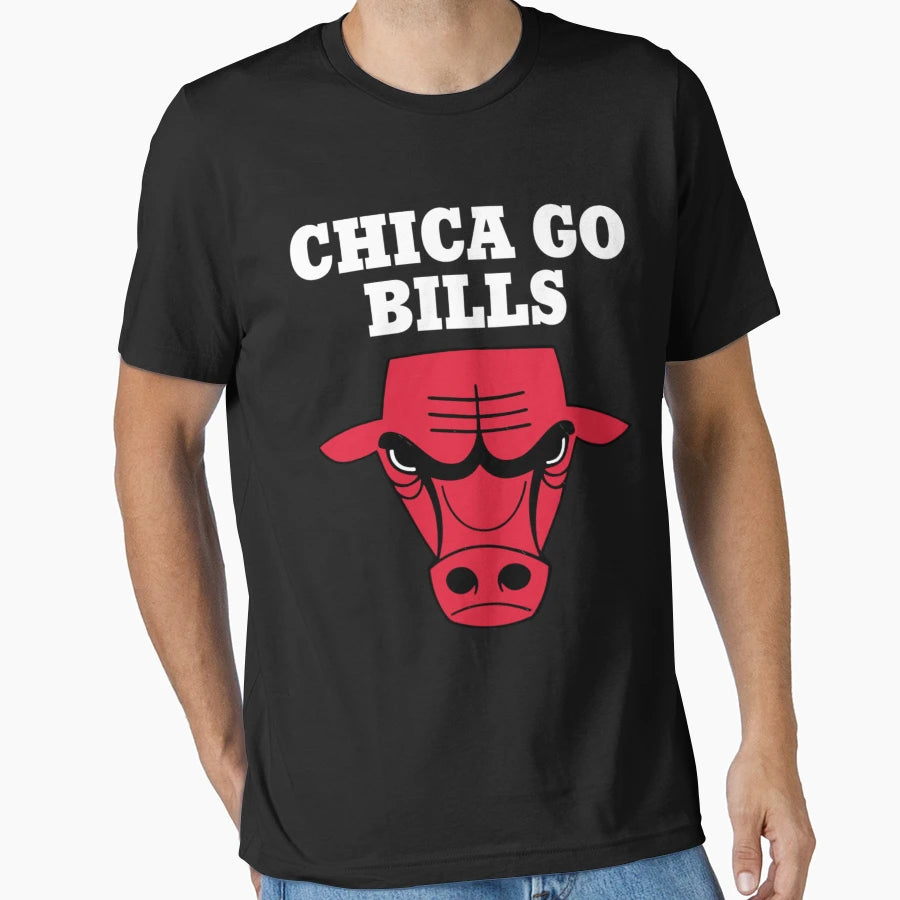 Chica Go Bills T-Shirt - Aesthetic Graphic for Adults - T-Shirt, Sweatshirt, Hoodie