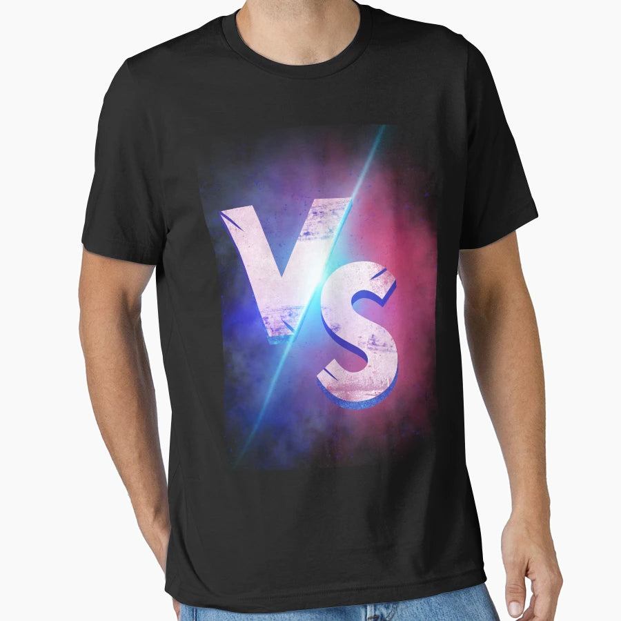 Blue Vs Red T-Shirt - Aesthetic Graphic for Adults - T-Shirt, Sweatshirt, Hoodie