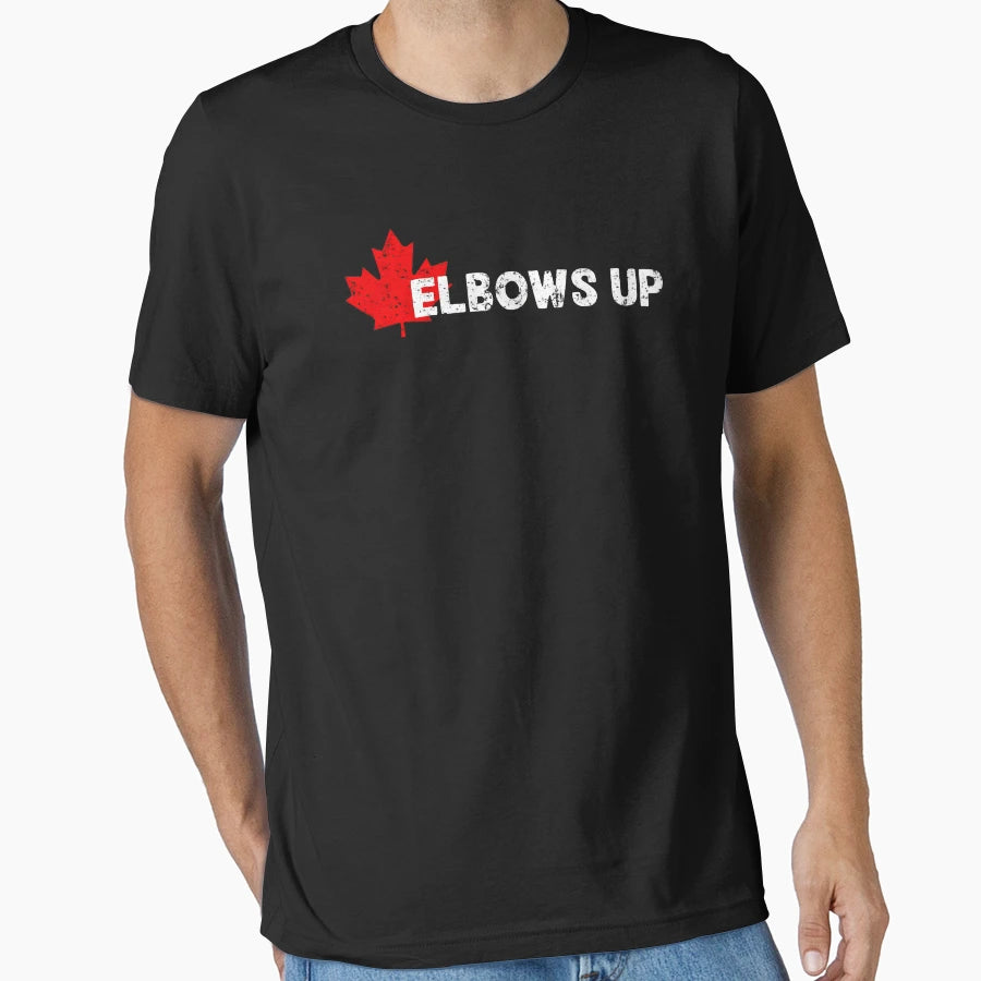 Elbows Up T-Shirt - Novelty Apparel Unisex - T-Shirt, Sweatshirt, Hoodie