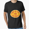 Bbq And Football Red And Gold T-Shirt - Graphic Print Men Women - T-Shirt, Sweatshirt, Hoodie