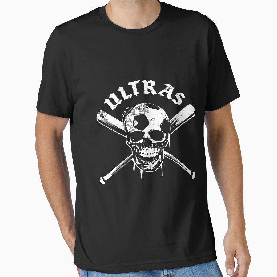 Skull Ultras 2 T-Shirt - Streetwear Style for Adults - T-Shirt, Sweatshirt, Hoodie