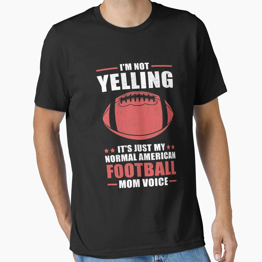 American Football Yelling T-Shirt - Fun Novelty Design for Adults - T-Shirt, Sweatshirt, Hoodie