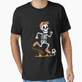 Skeleton Soccer Halloween T-Shirt - Graphic Print for Adults - T-Shirt, Sweatshirt, Hoodie