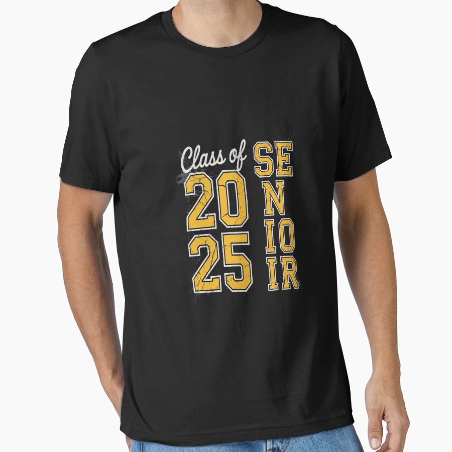 Class 2025 Senior 25 High School T-Shirt - Fun Novelty Design for Adults - T-Shirt, Sweatshirt, Hoodie