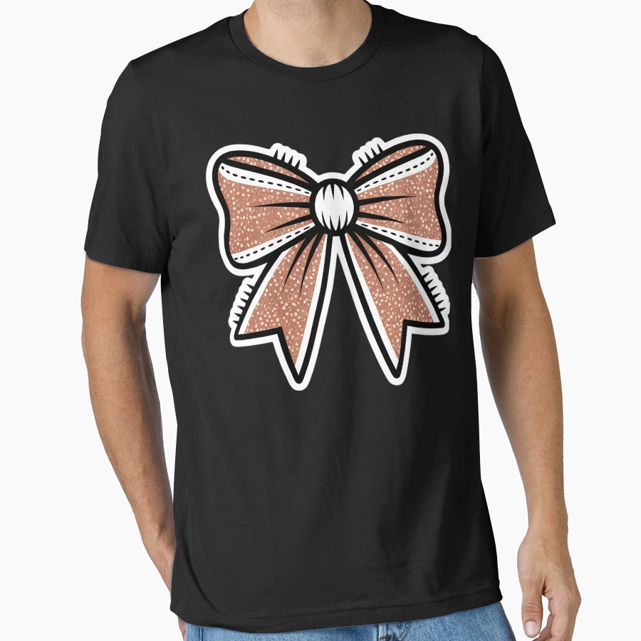 Coquette Bow American Football Game Day T-Shirt - Graphic Print Unisex - T-Shirt, Sweatshirt, Hoodie