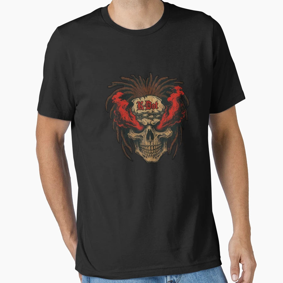 K Dot Skull 918 T-Shirt - Fun Novelty Design Unisex - T-Shirt, Sweatshirt, Hoodie