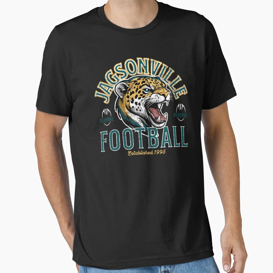 Jaguars Football T-Shirt - Novelty Apparel for Adults - T-Shirt, Sweatshirt, Hoodie