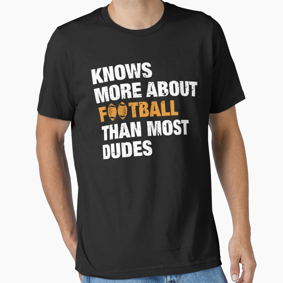 Football Is My Second Favorite F T-Shirt - Aesthetic Graphic for Adults - T-Shirt, Sweatshirt, Hoodie