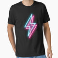 Lightning Thunder Neon Electricity T-Shirt - Trendy Graphic for Adults - T-Shirt, Sweatshirt, Hoodie