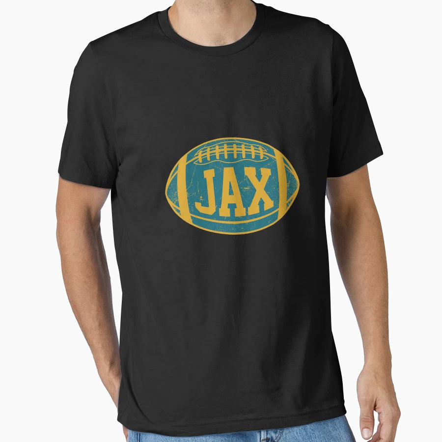 Jax Football White T-Shirt - Unique Graphic Men Women - T-Shirt, Sweatshirt, Hoodie