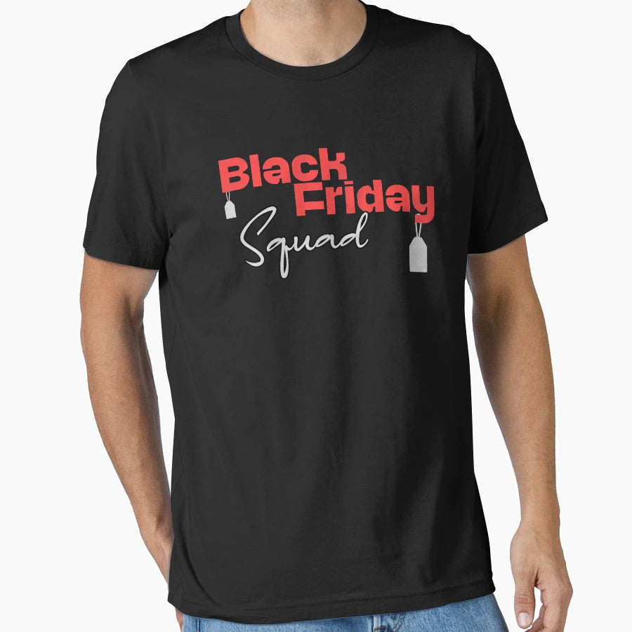 Black Friday Squad T-Shirt - Minimalist Print Men Women - T-Shirt, Sweatshirt, Hoodie