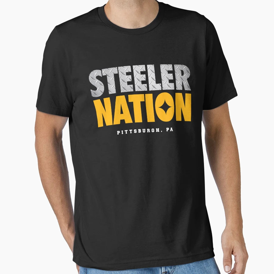 Steeler Nation T-Shirt - Streetwear Style Unisex - T-Shirt, Sweatshirt, Hoodie