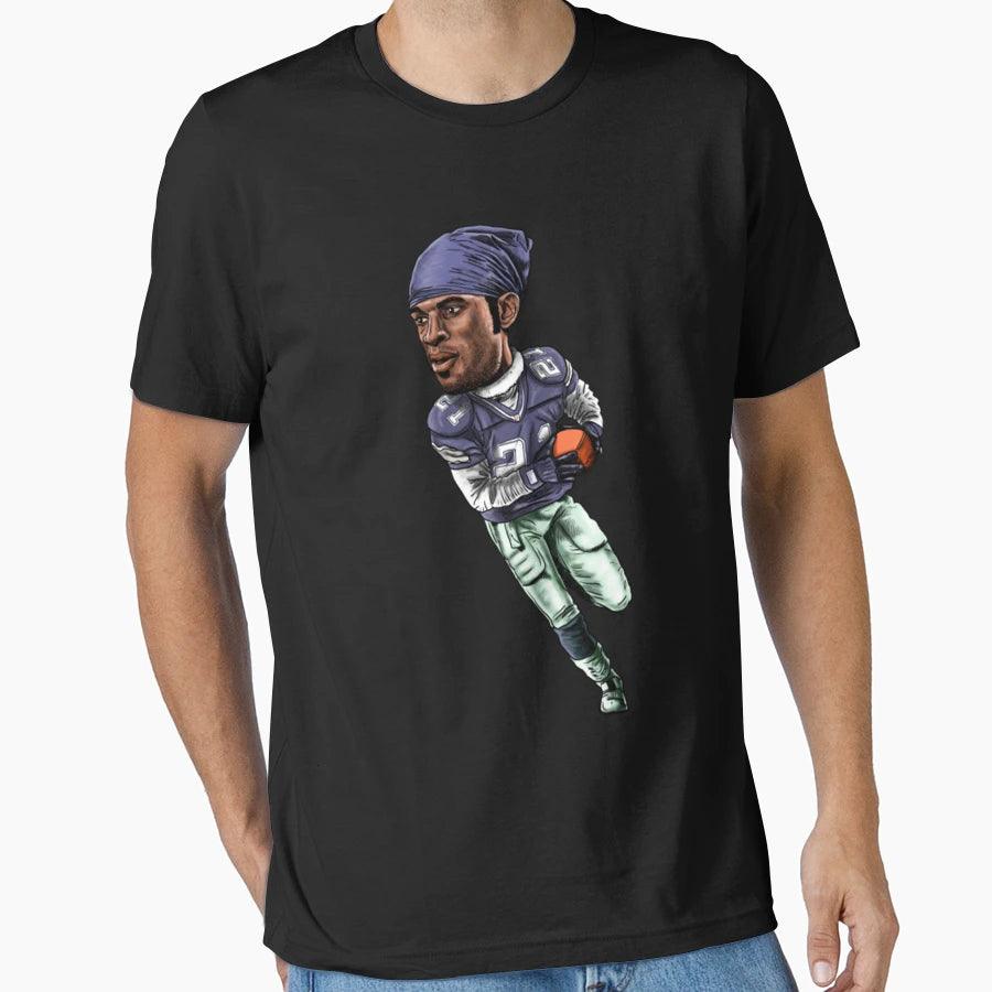 Deion Sanders T-Shirt - Custom Art Print for Adults - T-Shirt, Sweatshirt, Hoodie