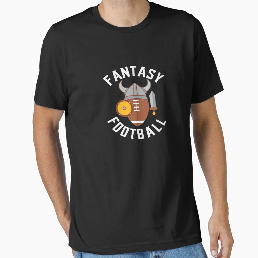 Fantasy Football Viking American I T-Shirt - Minimalist Print Men Women - T-Shirt, Sweatshirt, Hoodie