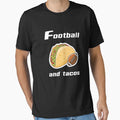 Football And Tacos Mexican Funny T-Shirt - Casual Everyday Wear for Adults - T-Shirt, Sweatshirt, Hoodie