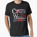 Lets Win This Coach Walz 2024 T-Shirt - Custom Art Print Men Women - T-Shirt, Sweatshirt, Hoodie