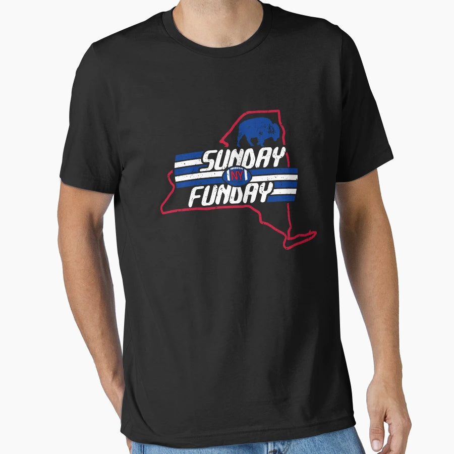 Buffalo Football Fan Western New York T-Shirt - Custom Art Print Men Women - T-Shirt, Sweatshirt, Hoodie