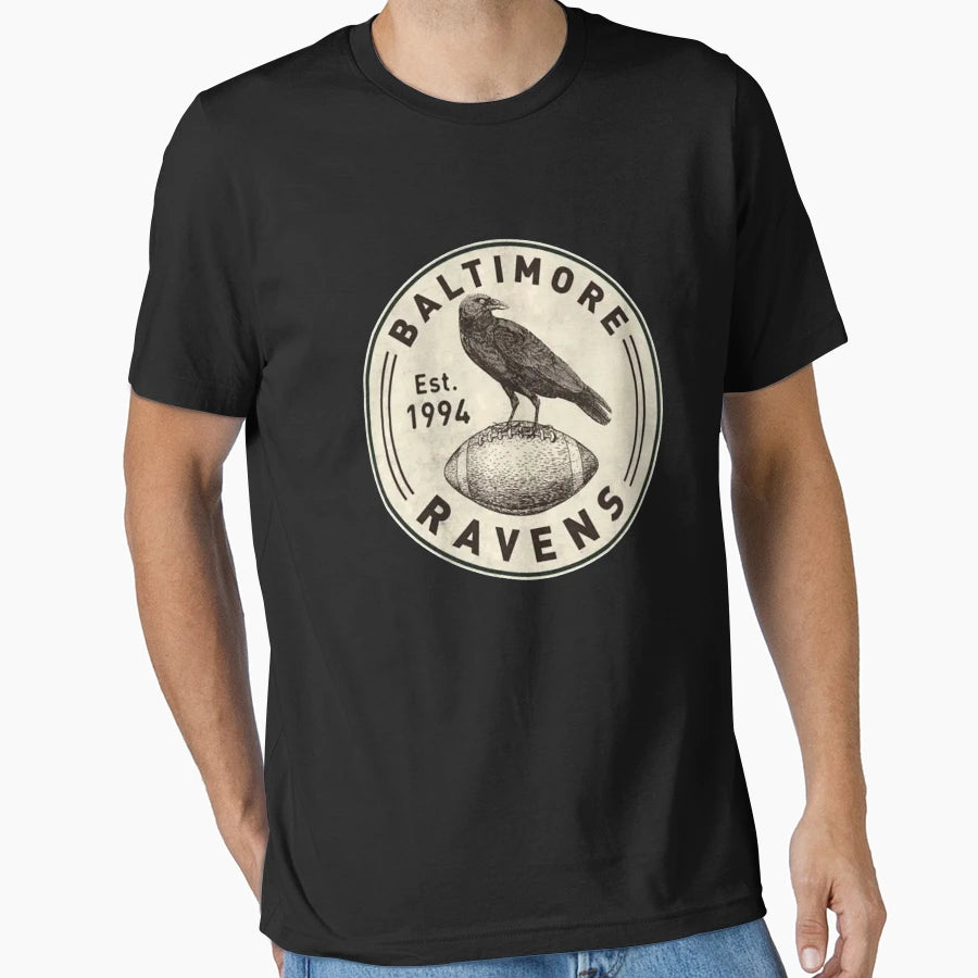 Baltimore Ravens T-Shirt - Custom Art Print Unisex - T-Shirt, Sweatshirt, Hoodie
