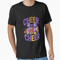 Coquette Cheer Bow Sport Leopard T-Shirt - Aesthetic Graphic Unisex - T-Shirt, Sweatshirt, Hoodie