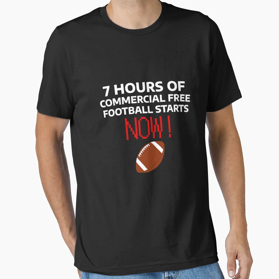 Funny Football T-Shirt - Casual Everyday Wear Men Women - T-Shirt, Sweatshirt, Hoodie