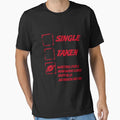 Single Taken Waiting Who Loves Buffalo T-Shirt - Trendy Graphic for Adults - T-Shirt, Sweatshirt, Hoodie