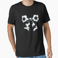 Soccer Ball Ribbon Sports Mothers T-Shirt - Aesthetic Graphic Men Women - T-Shirt, Sweatshirt, Hoodie