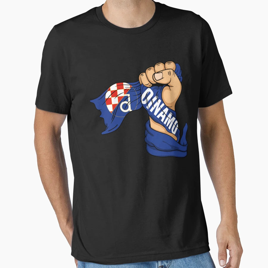 Dinamo Zagreb Croatian Football Sports Fans T-Shirt - Unique Graphic Unisex - T-Shirt, Sweatshirt, Hoodie